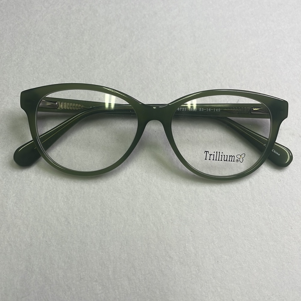 NEW Trillium Green Glasses